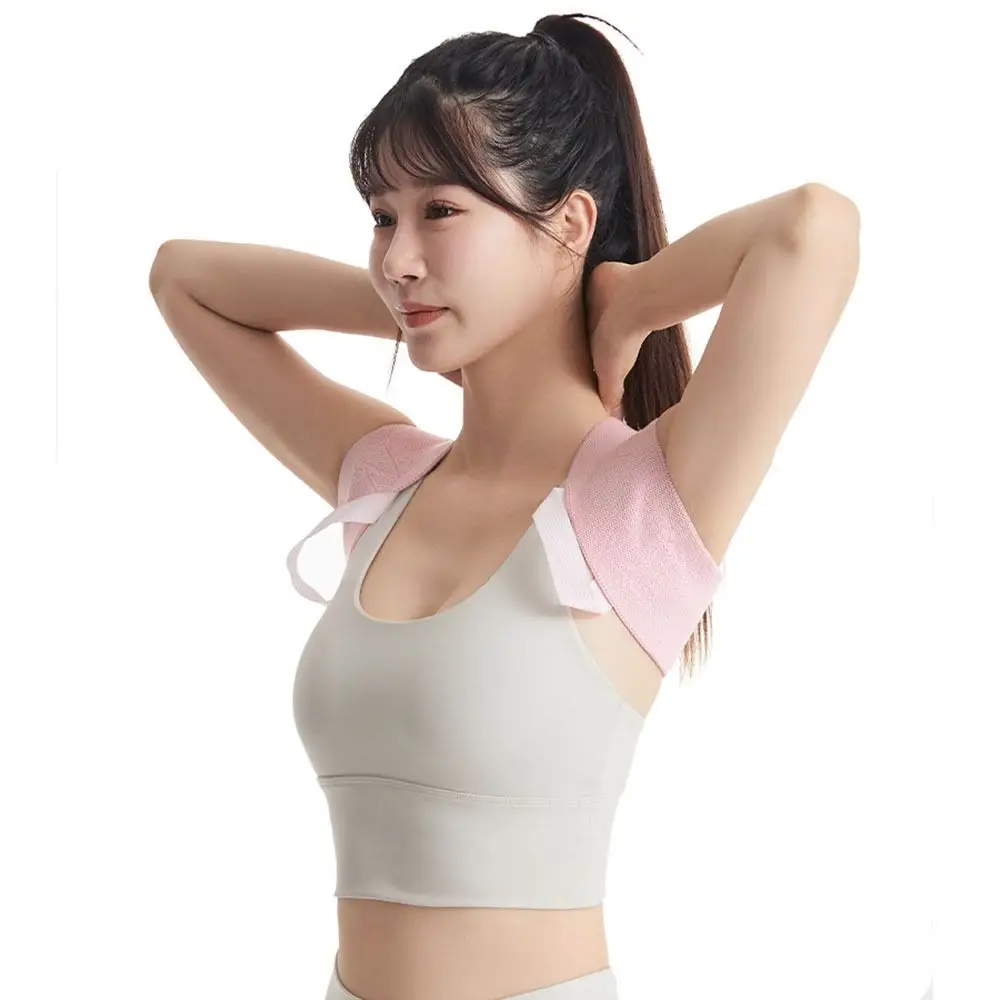 Adjustable Back Posture Corrector Open Shoulder Invisibility Back Straightener Breathable Pink Back Chest Support Belt Sports