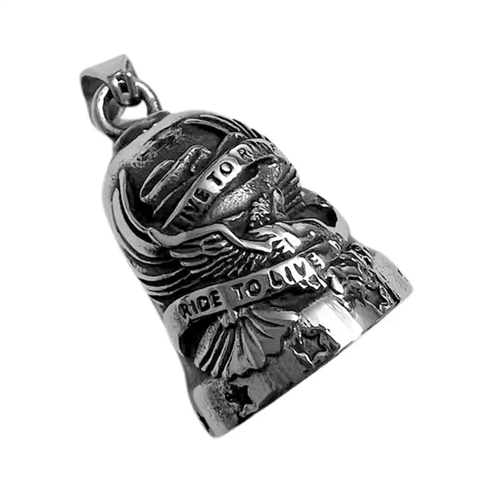 AliExpress NONE Stainless Steel Motorcycle Bell Eagle Bicycle Accessory Biker Bell Pendants For Riders Driving Commuting Riding Trip Car Outdoor