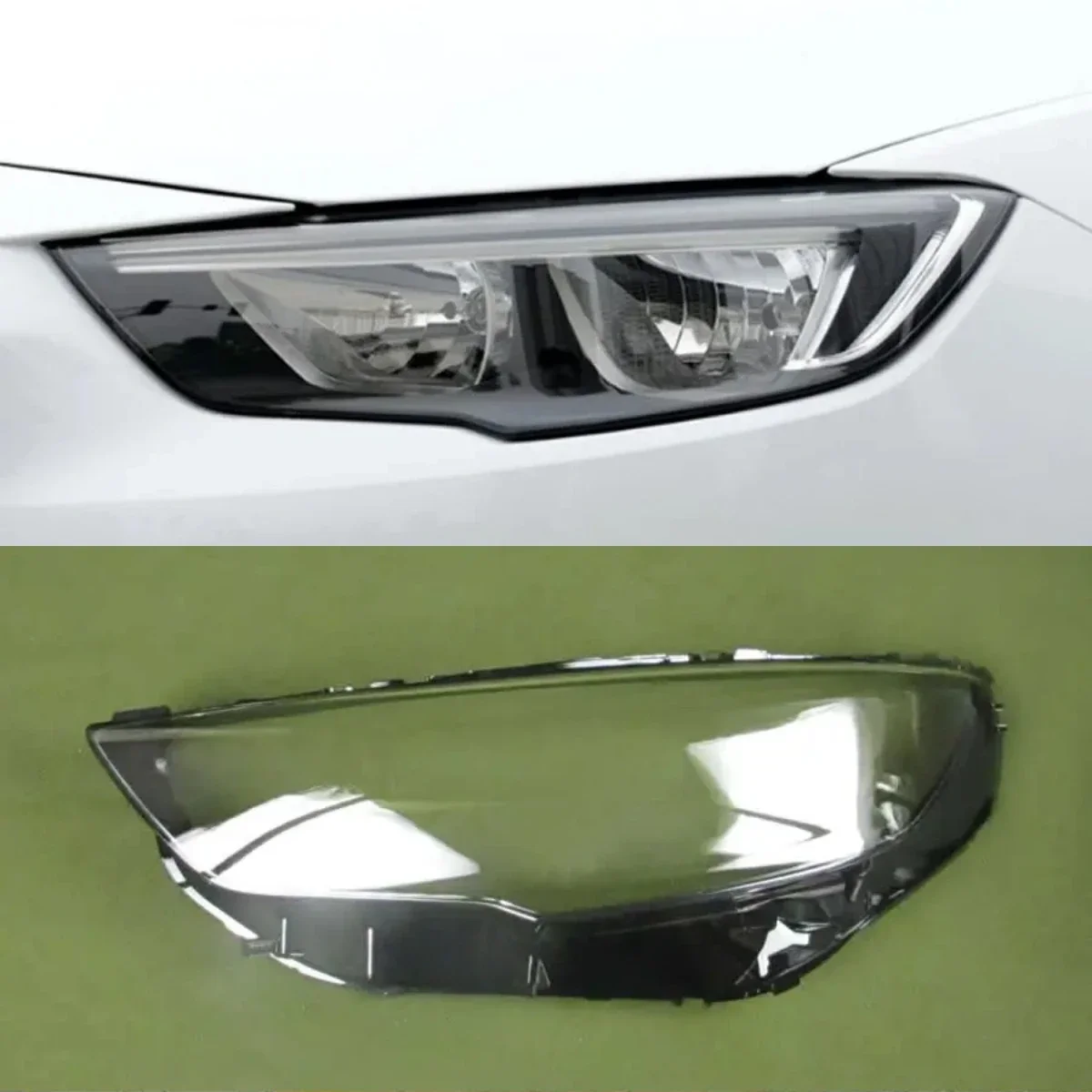 

For Buick Regal Transparent Headlamp Lamp Shade Headlight Shell Lens Plexiglass Replace The Original Lampshade 2016 2017 2018