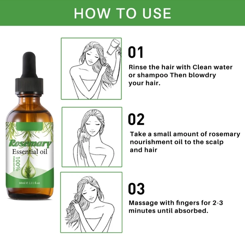 Hair Growth Serum Hair Growth Oil for Women and Men Thicker Growth Hair Dropship