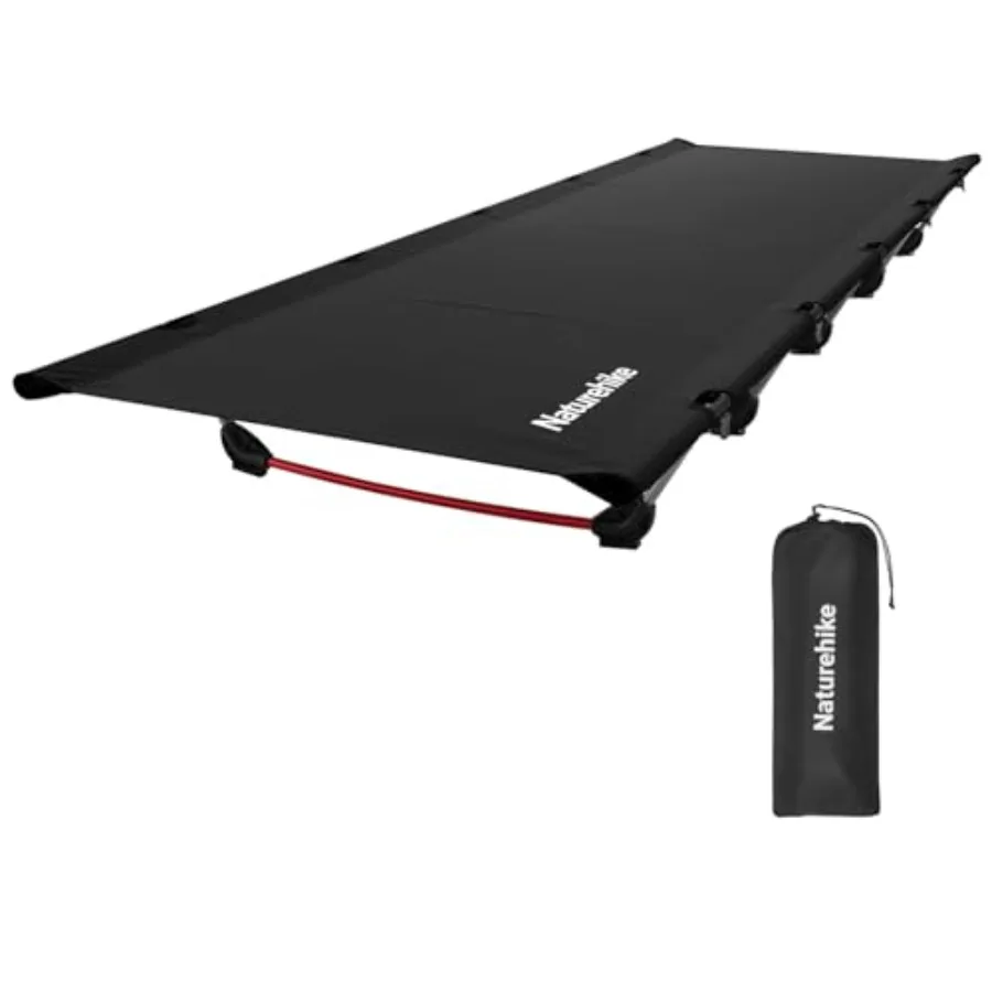 

Походная раскладушка Naturehike GreenWild: ультралегкая, складная, выдерживает до 150 кг, портативная кровать для взрослых для кемпинга