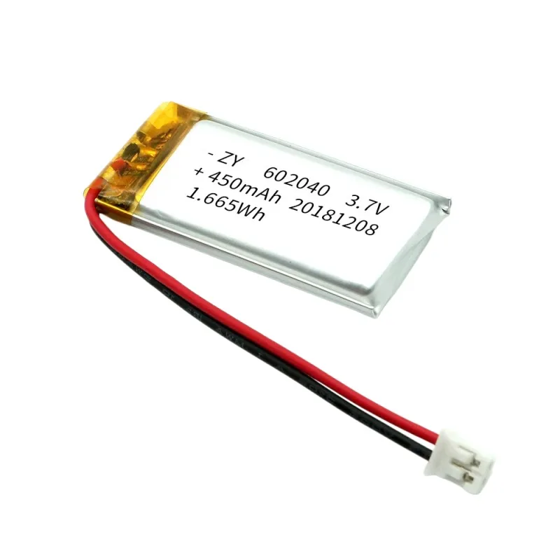 Polymer lithium battery 602040-450mAh UN38.3 beauty device electronic product battery