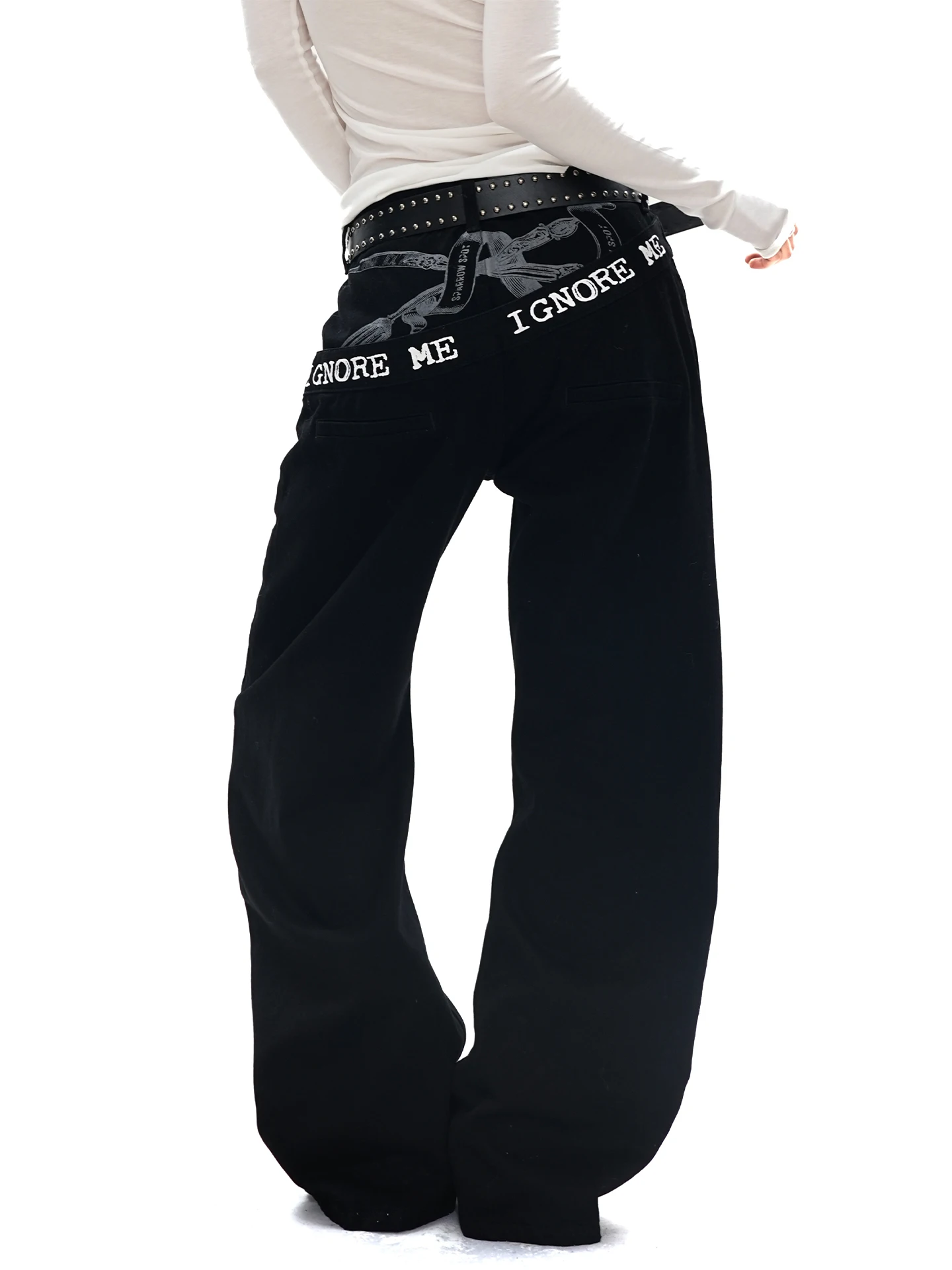 

Джинсы унисекс с низкой посадкой и широкими штанинами, американского стиля, новые, свободные, удлиненные, с эффектом похудения, с индивидуальным буквенным принтом