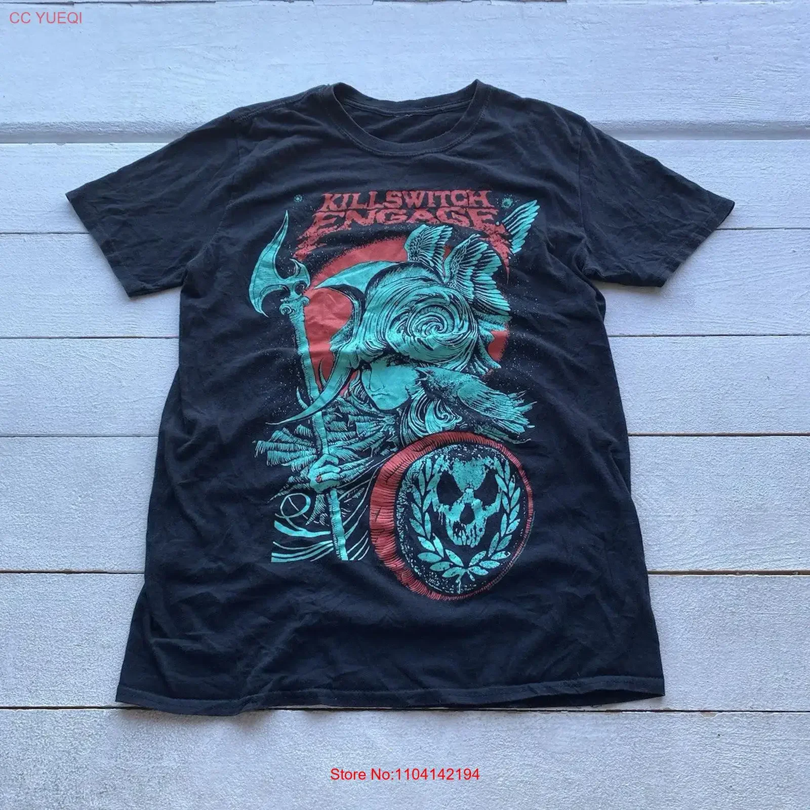 Черная футболка Killswitch Engage Band 2018, маленький размер, мужская, винтажная, с эффектом потертости, для повседневной носки, мягкая, дышащая, с графическим принтом.