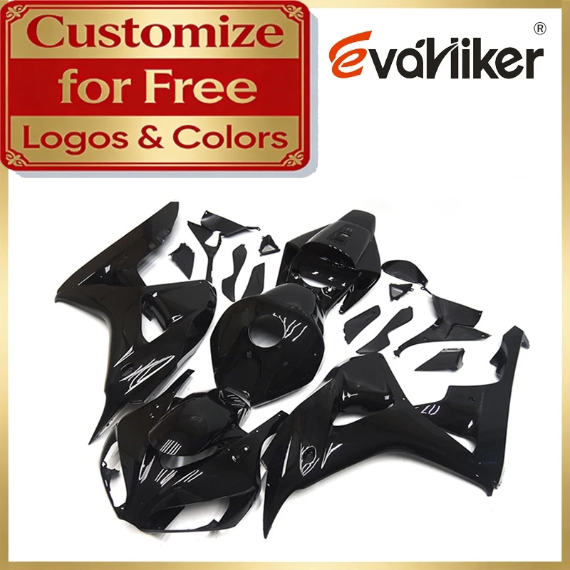 

Пластиковый обвес из АБС-пластика для мотоцикла Honda CBR1000RR 2006-2007, черный, CBR1000 RR 06-07, литье под давлением, настраиваемые цвета