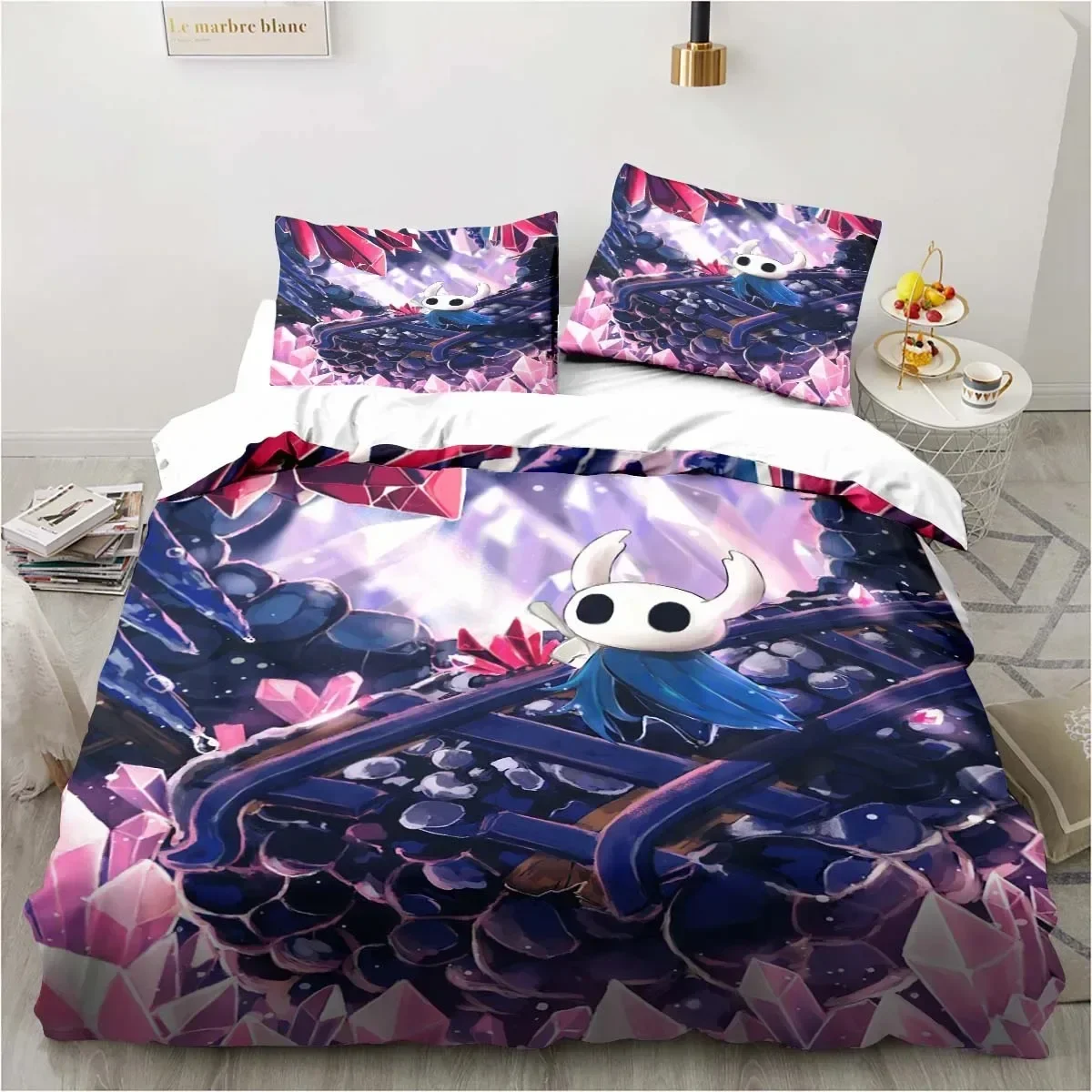 2026 Hollow-Knight Bedding Set Duvet Cover Set Single Twin Full Double Queen King Size No Filling Birthday Gift For Home Decor