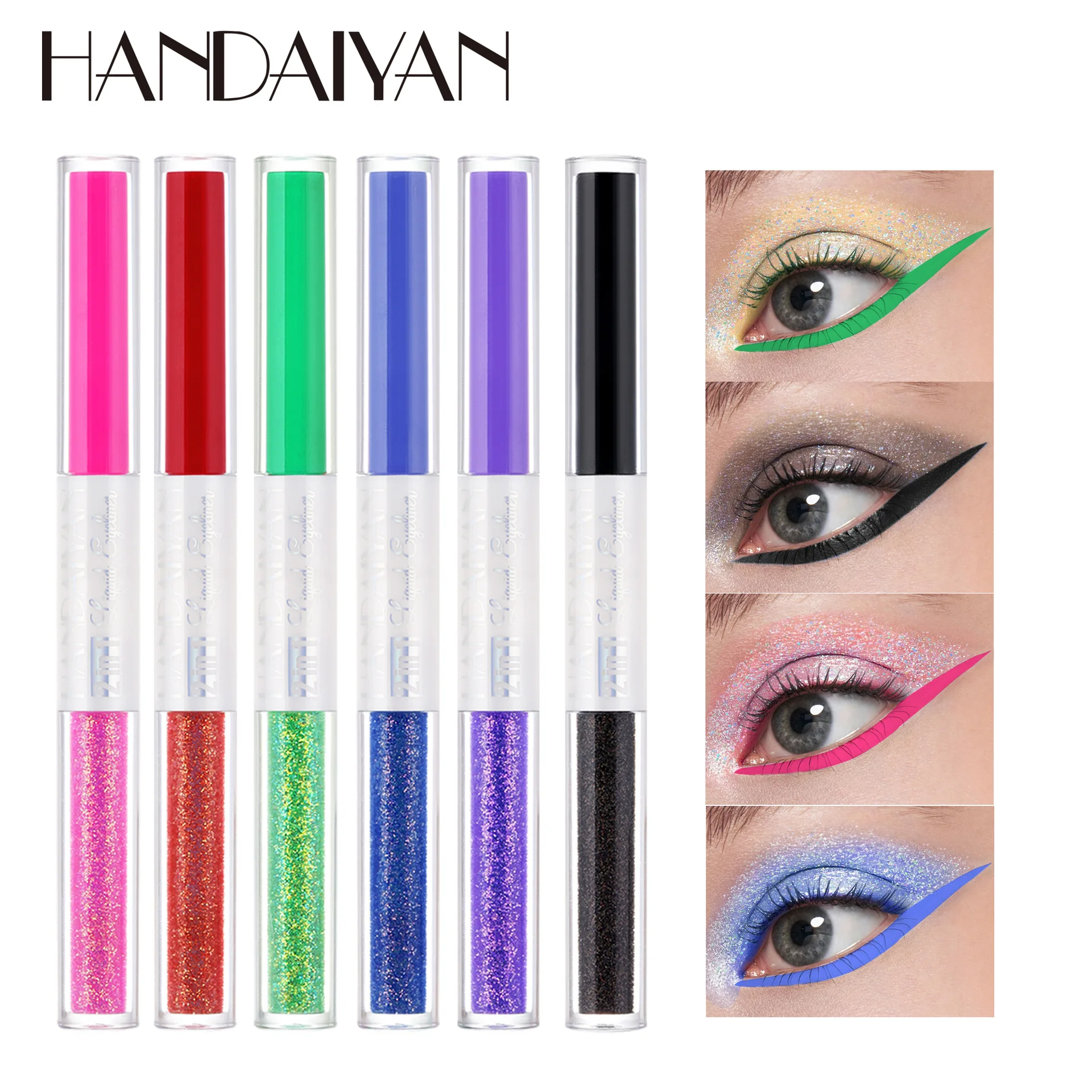 

Colorful Eyeliner Pen Eyes Makeup Green Pink Waterproof Liquid Color Eye Liner Pencil Make Up Cosmetics Yellow Matte Purple Pen
