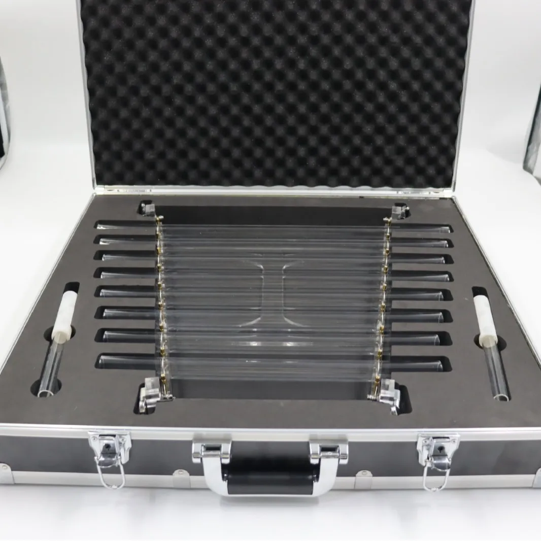 Crystal Harp Trumpet Eight-tone Quartz Harp Yoga Meditation Decompression Percussion Instrument with Case Percussion Stick