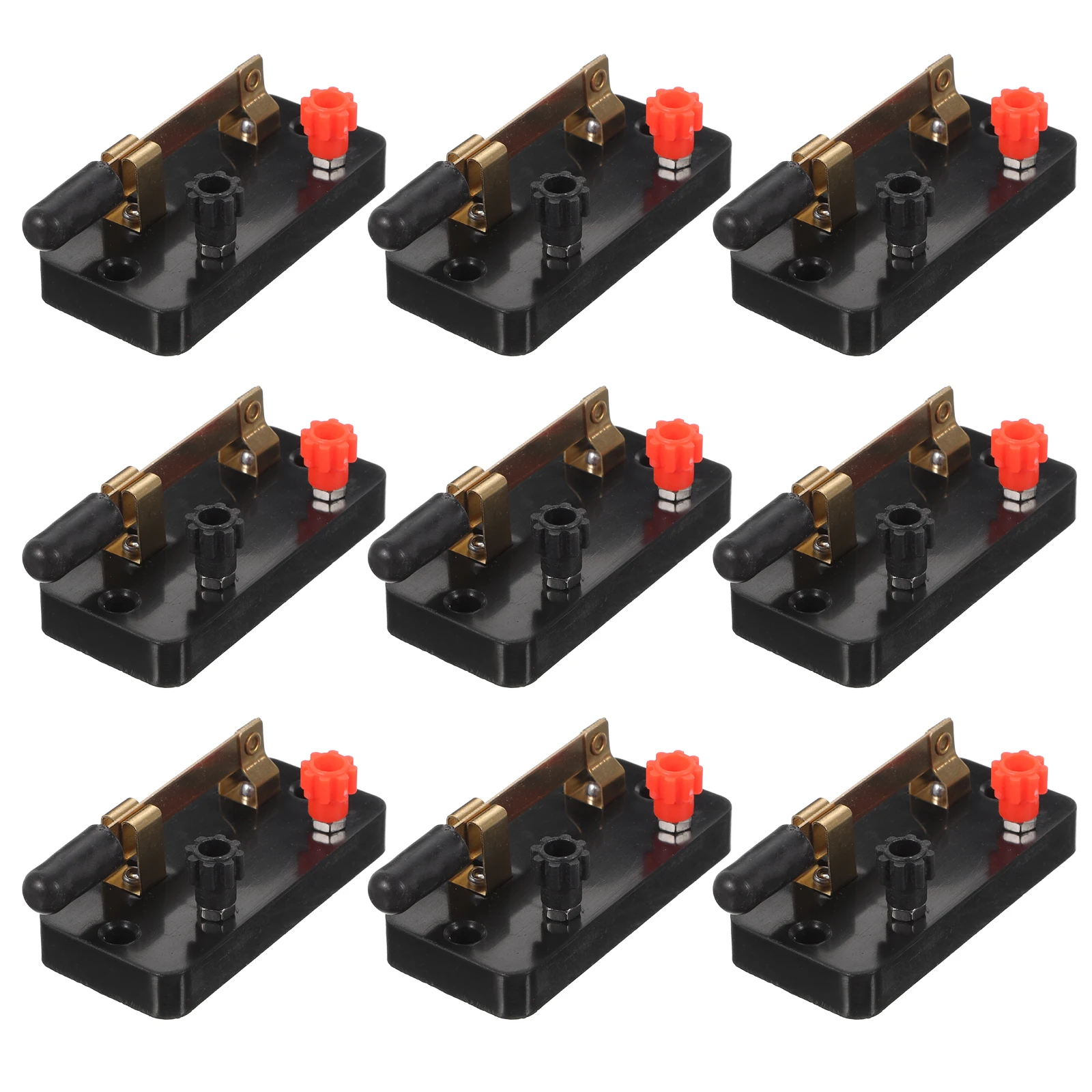 

10pcs Single Pole Spst Lab Experiment Equipment Low Voltage Science Classroom Binding Post Electronic Circuit