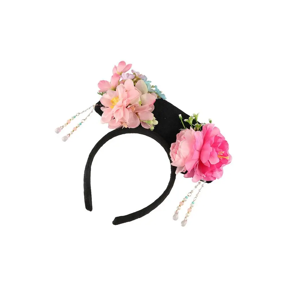 

Tassel Chinese Style Headwear Pearl Hanfu Headdress Ancient Style Headband Flower Antique Headband Hanfu Hair Clip