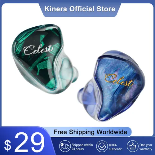 Kinera Celest Wyvern Qing 인이어 이어폰 케이블, 마이크 포함, 10mm LCP 다이내믹 드라이버 IEM 오디오 헤드셋, 하이파이 헤드폰 