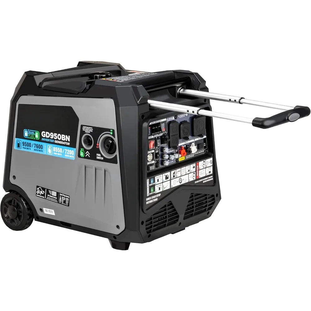 9500W Dual Fuel Portable Inverter Generator for Residential and Camping Use GD950BN