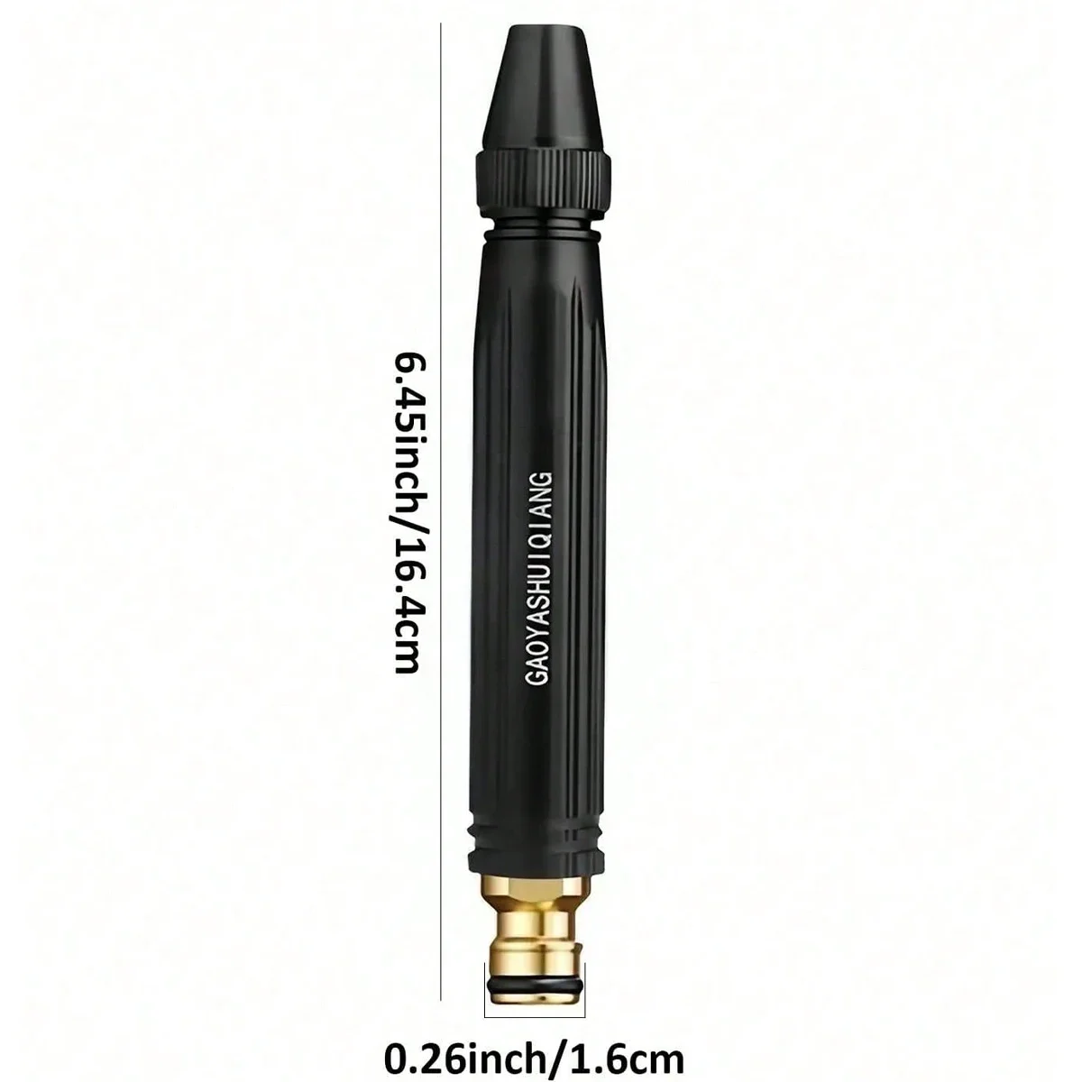 Set of High-Pressure Spray Nozzles (Plastic Material) with Clip-On Attachment - Direct Spray Focused Water Column