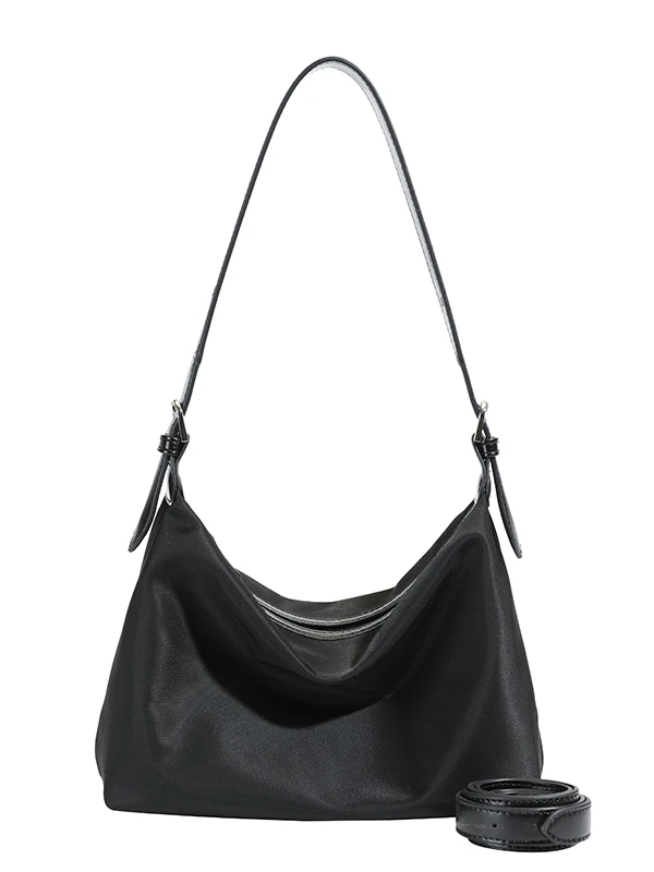 

Thiened Ox Cloth Lazy Sle Single oulder Armpit Bag Simple Tote Bag Waterproof Lightweight Crossbody Bag for Women