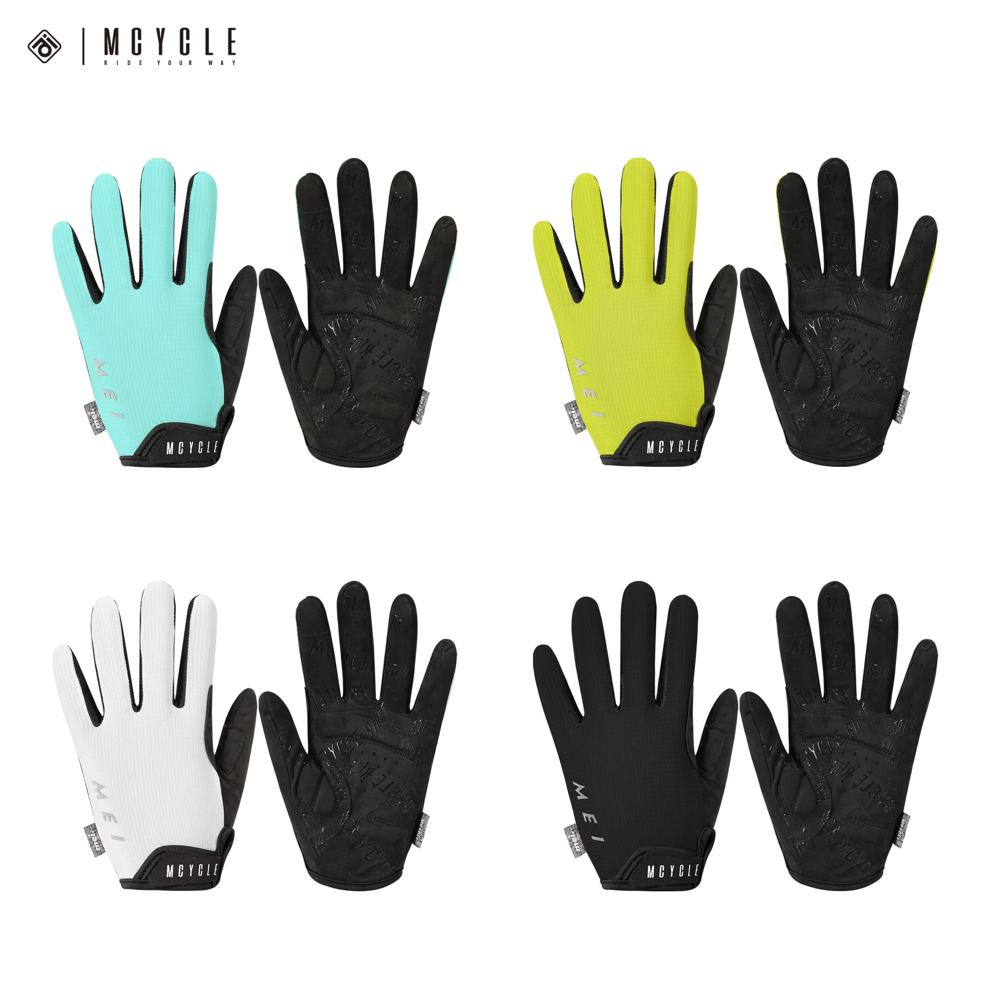

Mcycle Hot-sale Winter Velcro Cycling Gloves MTB Motorcycle Glove Bicycle Gloves Touch Screen Function Full Finger Sports Gloves