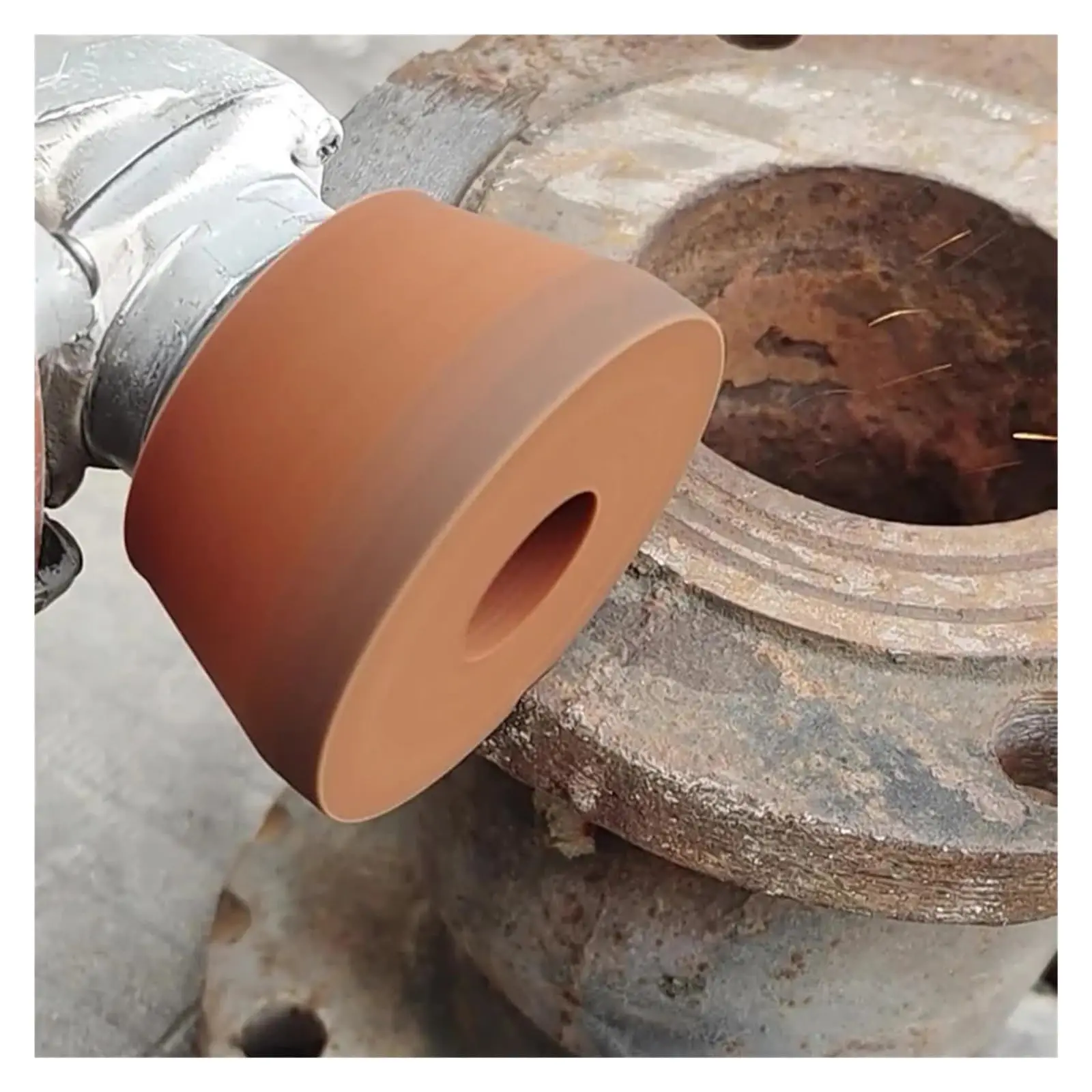 Copa de rueda de pulido, cabezal angular de corindón blanco, amoladora angular de rosca M10, cabezal de molienda de piedra para amoladora angular tipo 100