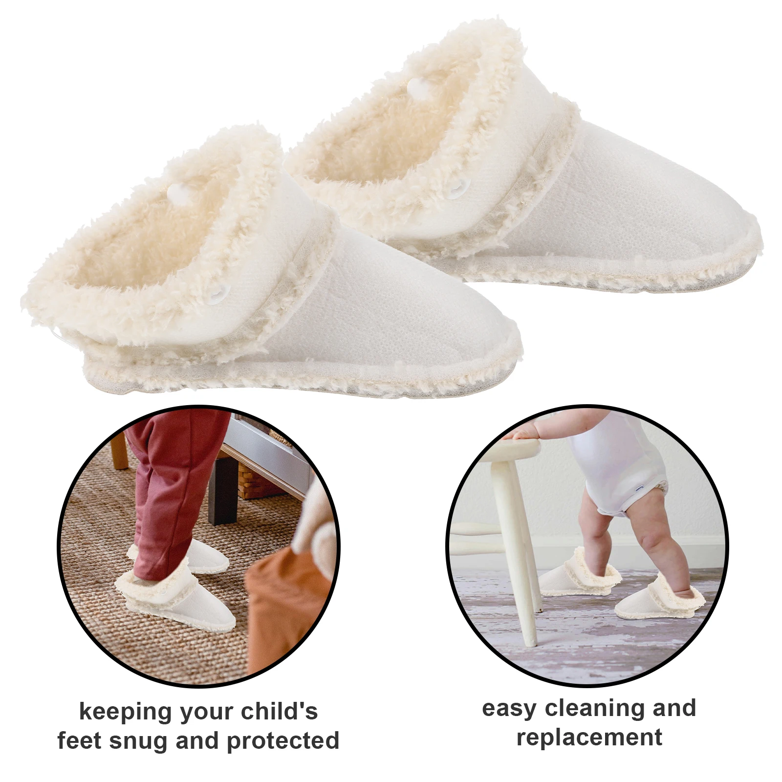 

1pcs Kids Winter Detachable Lining Soft Insulated Liners For Hole Shoes Warm Shoe Inserts For Children Warm Lining Winter Hole