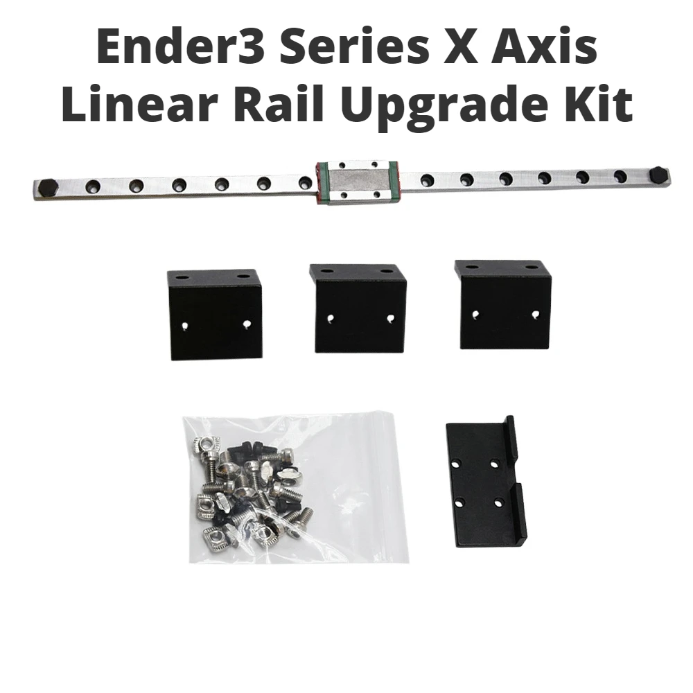 Creativity Ender3/Ender3 V2 X axis MGN9H Linear Rail 315MM Length Upgrade Kit for Ender3/Ender 3 pro/ V2 3D Printers