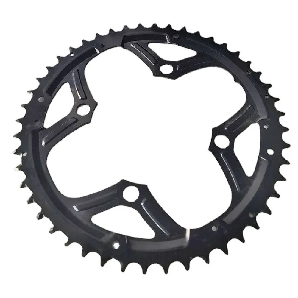 104 BCD 48T 7/8/9 Speed Road Bike Bicycle Chainring Dish MTB Bike Black Steel Chainring Bicycle Chainwheel Crankset Bike Parts