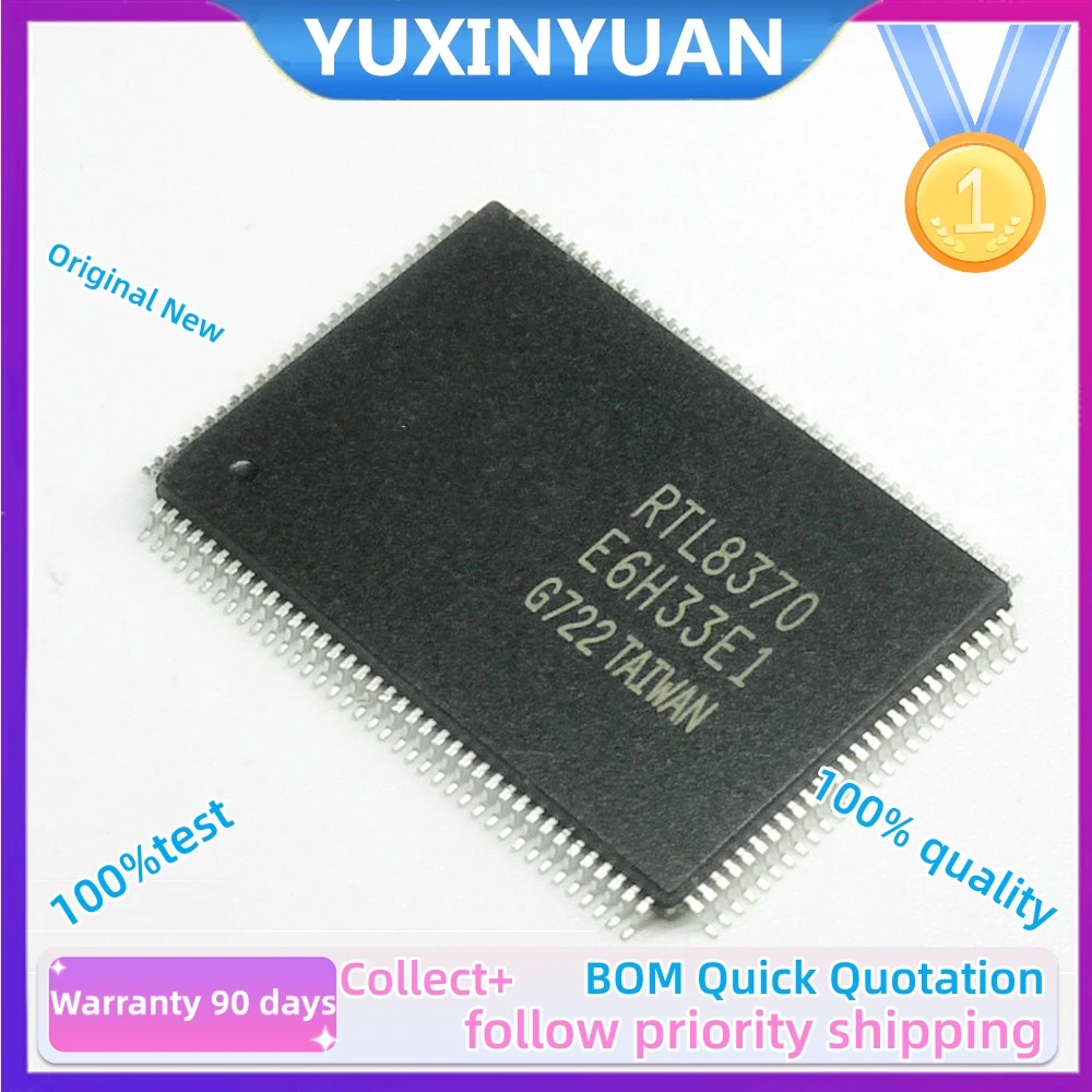 New  Original RTL8370 8370 RTL8370N RTL8208B RTL8211CL RTL8271 QFP 1PCs/Lot  integrated circuit IC chip in stock 100%Test