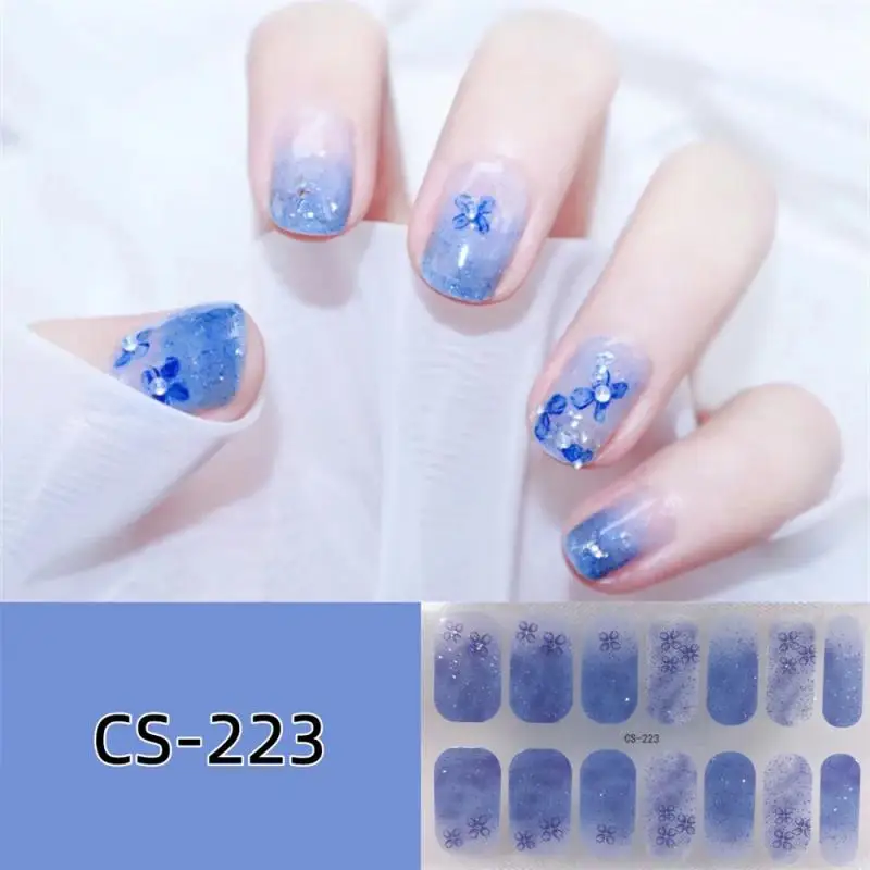 No Bake Gel Nail Polish Female Waterproof Nail Stickers Lasting Finished Product Womens Nail Stickers Health & Beauty