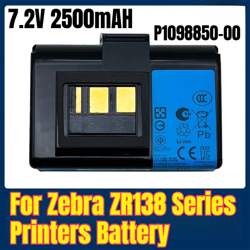 

7.2V 2500mAH P1098850-00 for Zebra ZR138 Series Printers Battery