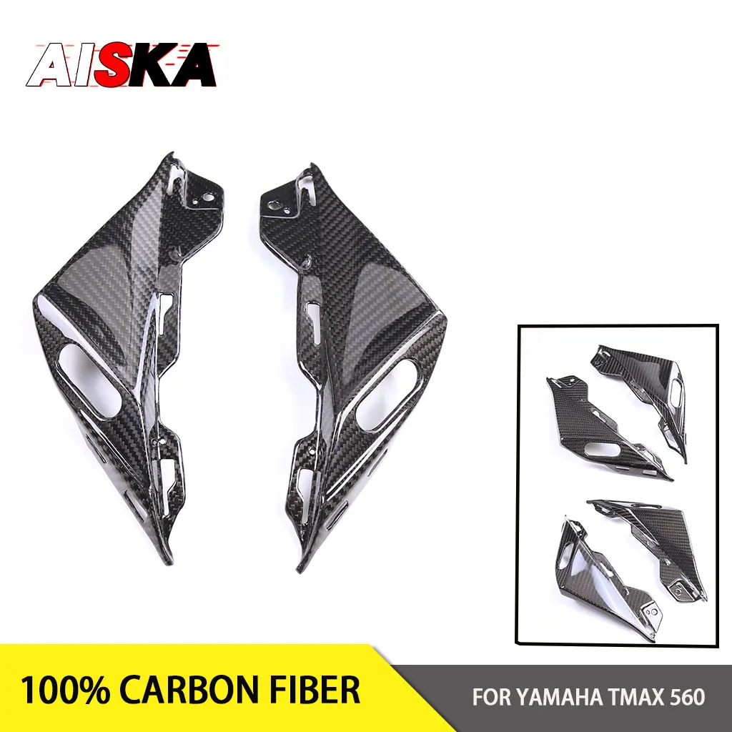 For YAMAHA TMAX560 2020 - 2024 TMAX530 2017 - 2019 Inner Side Panel Rearview Mirror Bracket Fairing Motorcycle 3K Carbon Fiber