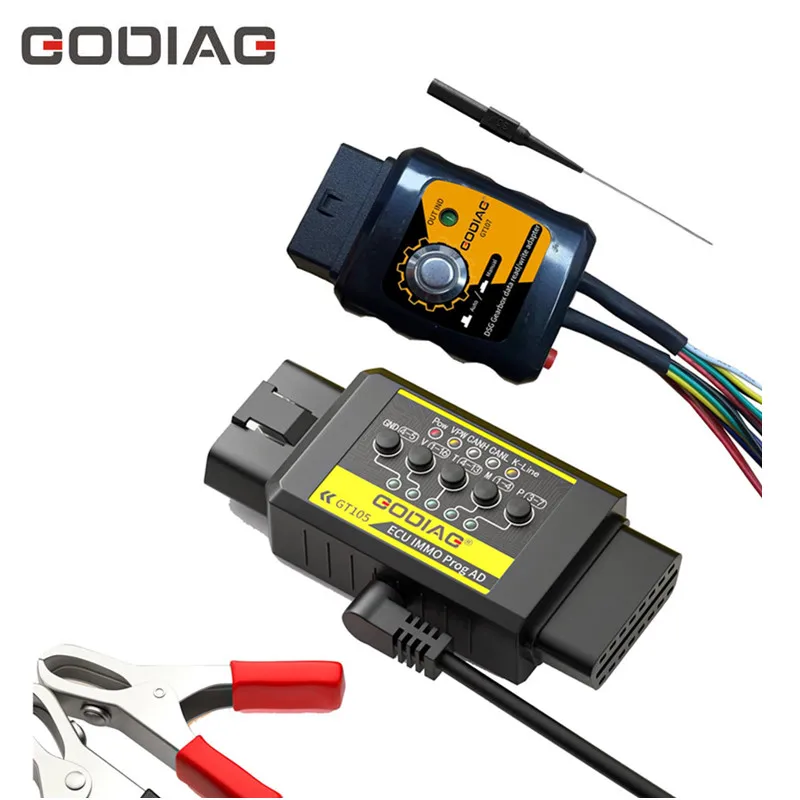 GODIAG GT107 ECU IMMO Kit Plus GT105 DSG Gearbox Data Read/Write Adapter for DQ250 DQ200 VL381 VL300 DQ500 DL501