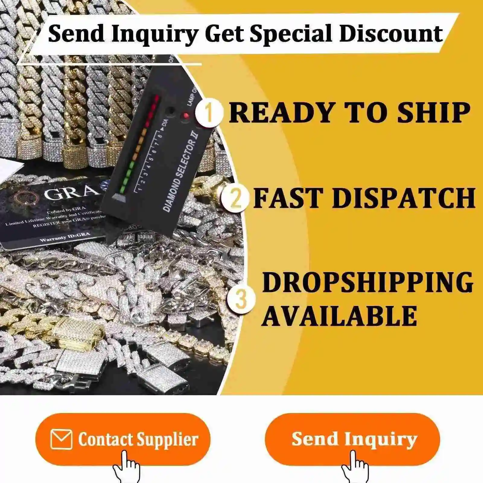 Pass Diamond Tester Vvs Moissanite Chain 100% 925 Sterling Silver 12mm Moissanite Cuban Luxury Hip Hop Men Fashion Jewelry