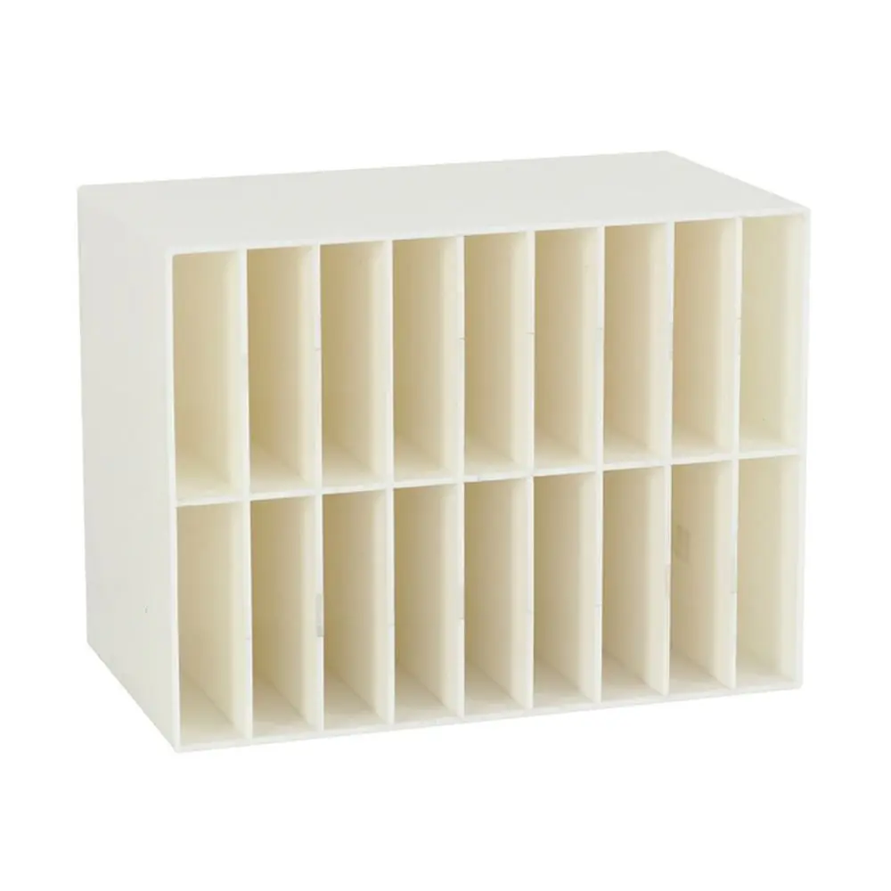 18 Compartments Mark Pen Storage Box Large Capacity Multifunctional Art Marker Organizer Transparent Cosmetic Holder