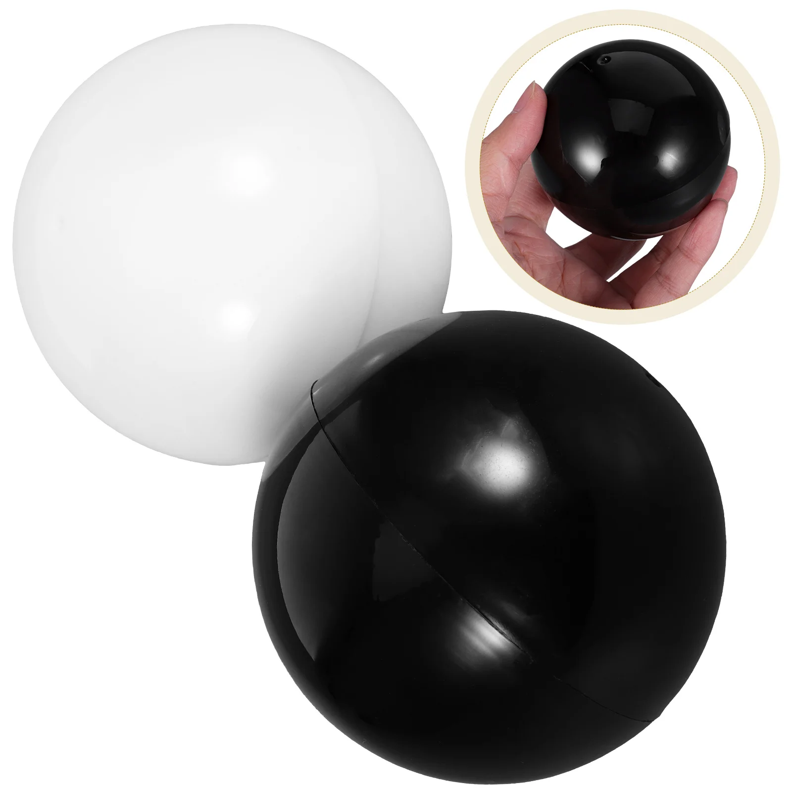 

8pcs Round Capsules 7Cm Plastic Hollow Balls Vending Machine Refills Easy Install Protection Multi-Color Twist Surprise