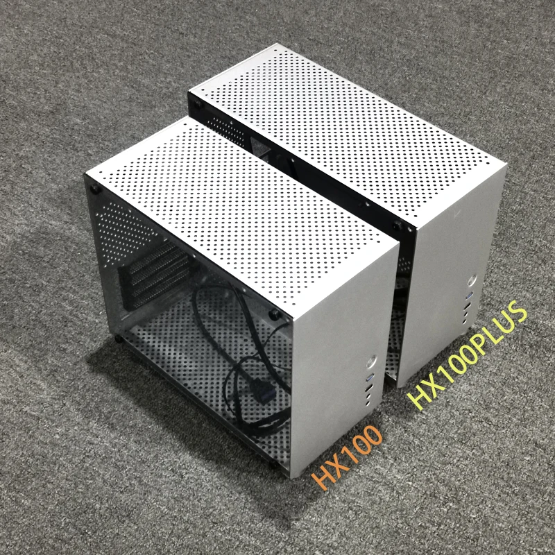 Hx 100Plus Chassis Draagbare 15.7L All-Aluminium Matx Desktop Game Computer Atx Voeding