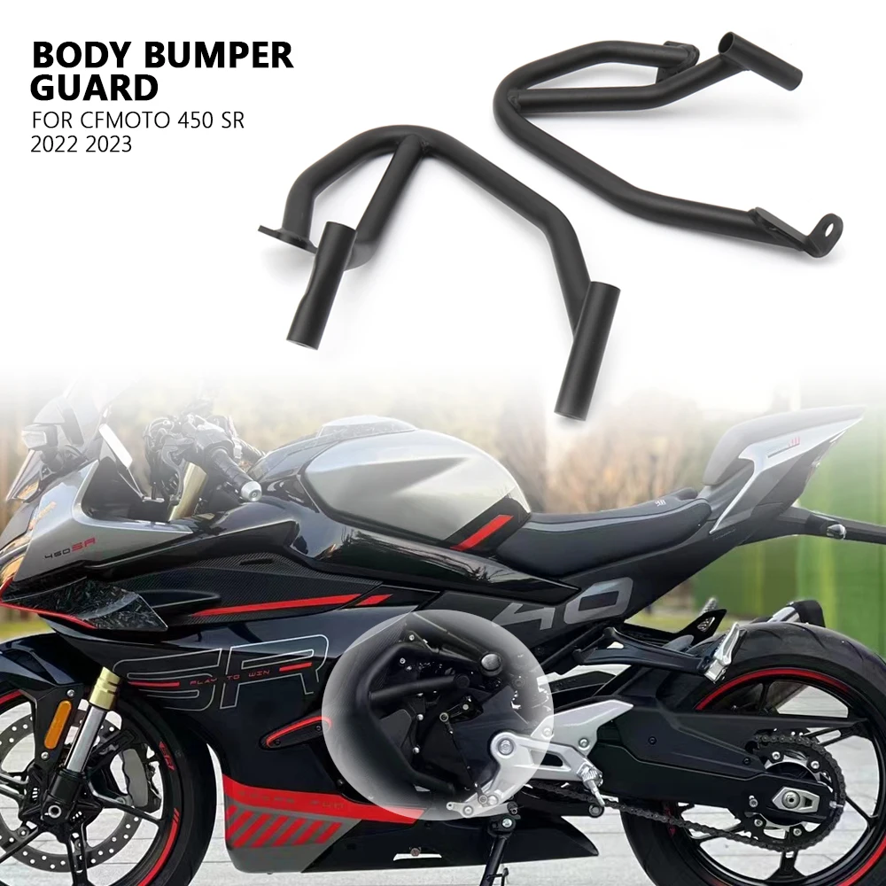 

For CFMOTO 450SR 450 SR 450sr 2022 2023 Motorcycle Engine Guard Bumper Crash Bar Body Frame Protector