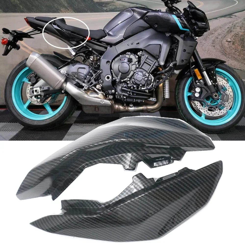 For Yamaha MT-10 FZ-10 FZ MT 10 SP 2022 2023 2024 MT10 Seat Side Panel Frame Cover Cowl Carbon Fiber Motorcycle Accessories Part