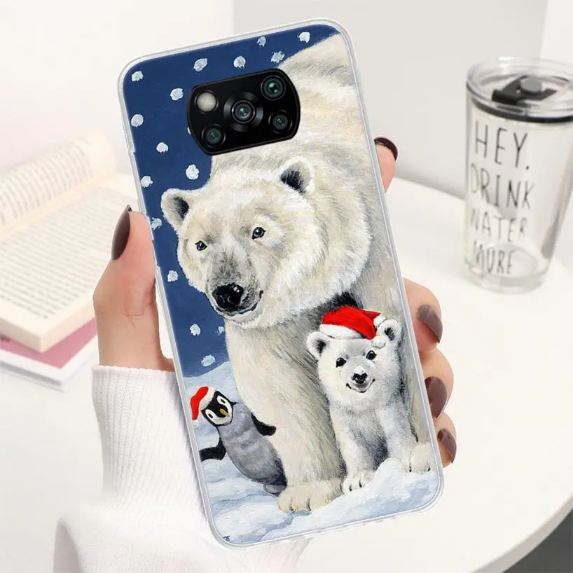 Polar Bear Newly Arrived Coque Phone Case For Xiaomi Mi 11 Lite 11i 12T 11T 10T 9T 12 Pro 10 9 8 12X 6X 5X Ultra Soft Cover Shel