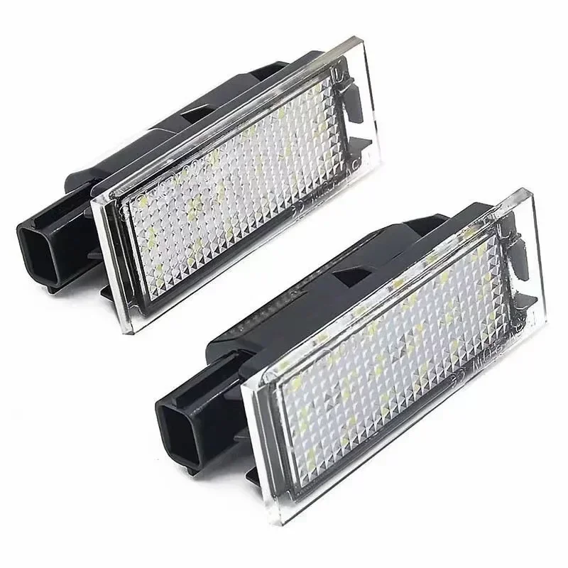 

LED Numbmber License Plate Lights 12V White for Renault Clio 3 Kangoo 2 Tigra Koleos Kadjar Megane Twingo Twizy Wind Vel Satis