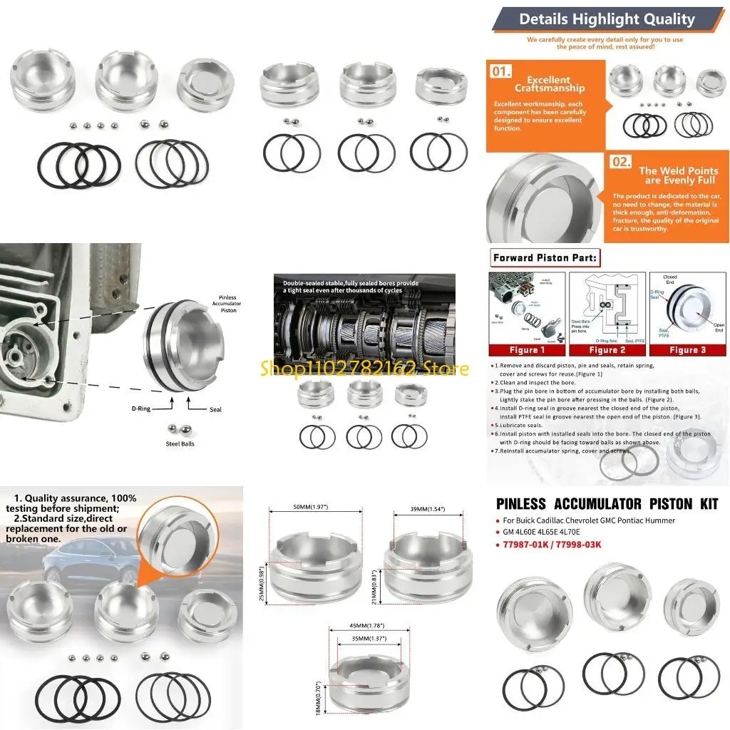 

Дурабле замены наборов 7798701К поршня 547Б бесштырь передний для 4Л60Э 4Л65Э 4Л70Э