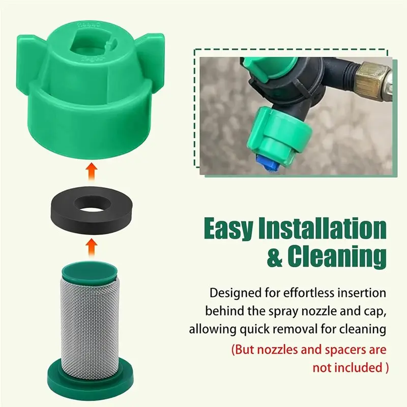 N96R Stainless Steel 100 Mesh Screen For Teejet Spray Nozzles- 16-Pack 8079-PP-100 Includes Strainer