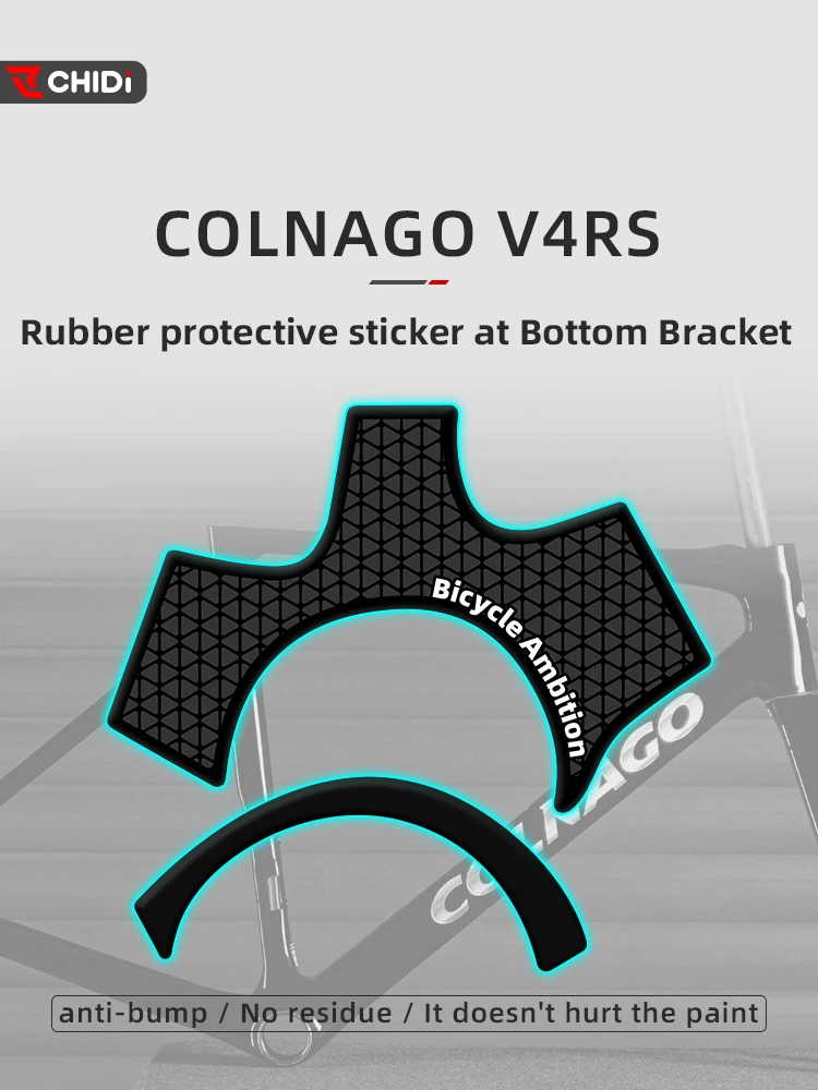 

Used For COLNAGO V4RS Rubber protective sticker at Bottom Bracket Bicycle accessories Bicycle modification protection