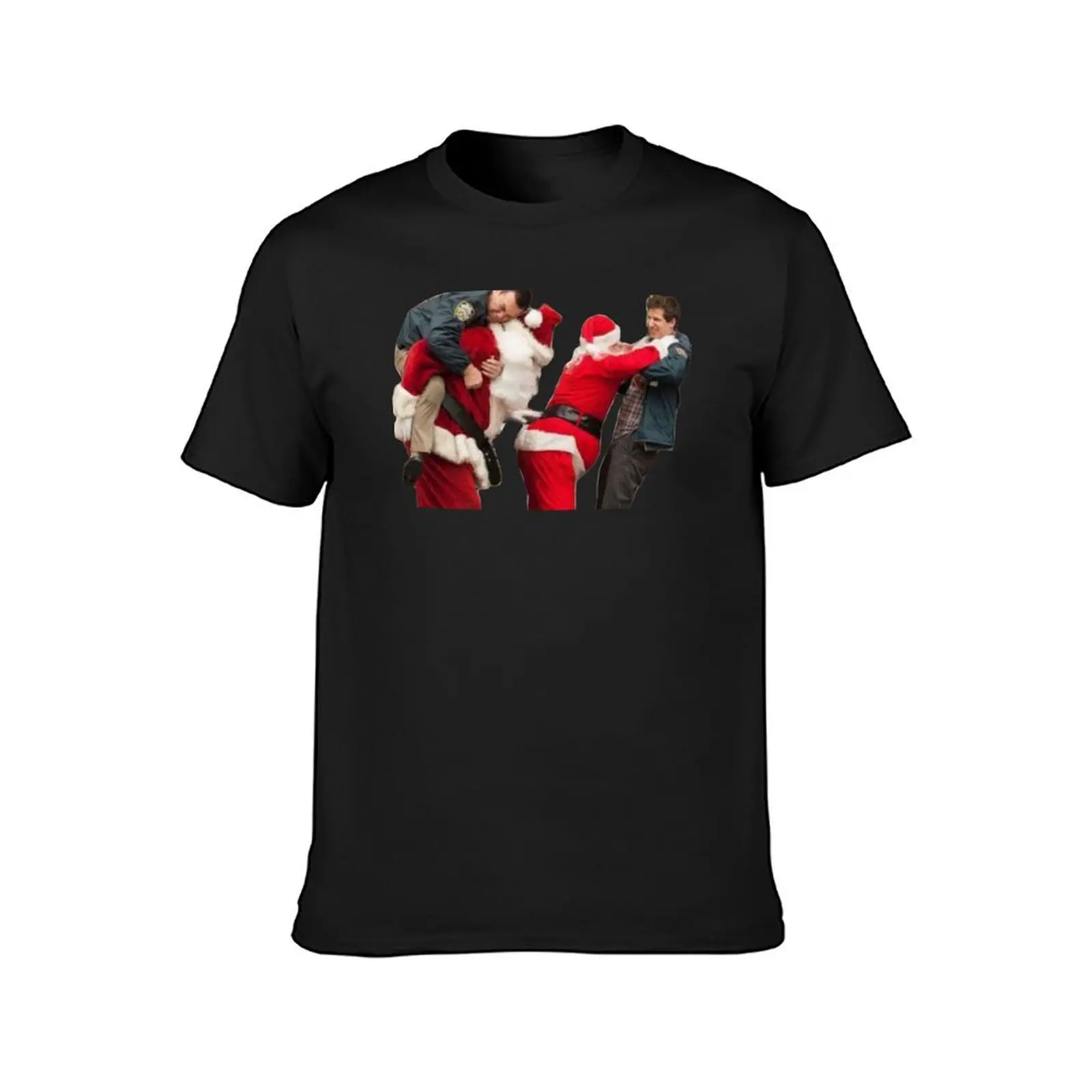 Xmas brawl T-Shirt vintage anime Men's cotton t-shirt