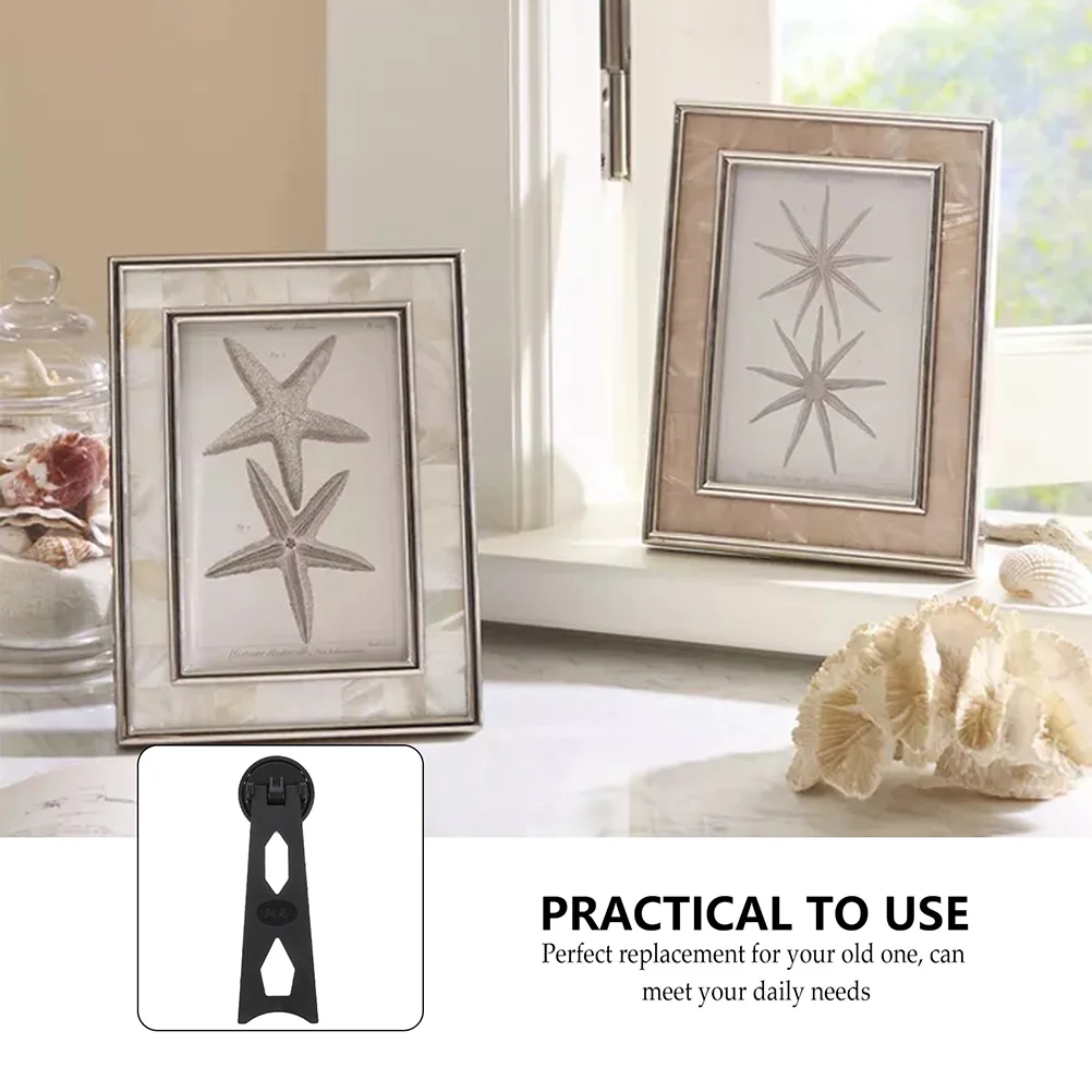 15 Pcs Photo Frame Stand Smooth Surface Holder Tabletop Holders Easel Small Size Bracket Picture Plastic Brackets Pedestal