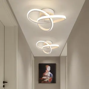 Modern Household Led Chandelier, ceiling lamp, bedroom light, surface installation, dining room lamp, 3 colors, AC 220V 6 Main sales chandelier for dining room - №3