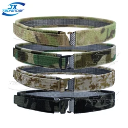 Tactical Inner Belt G Hook Inner Duty Belt Quick Release Metal Buckle EDC Mens Battle Belt Waist Paintball Hunting Accessories