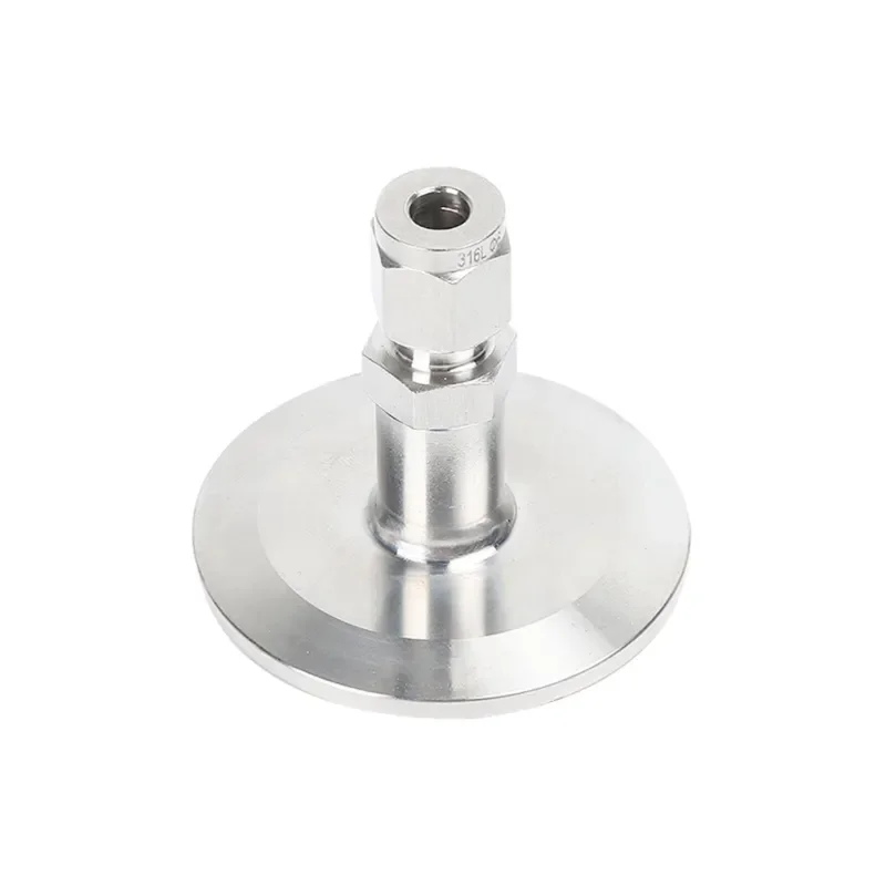 Hex Head Vacuum Flange Collet 1/4 1/2 Inch Ferrule Connector Fitting Stainless Steel Pipe Tube Fastening Adapter Industrial