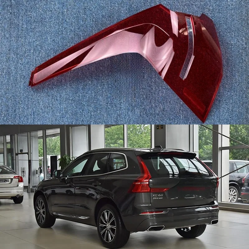 

For Volvo XC60 2019-2021 Car Accessories Rear Taillight Shell Tail Lamp Cover Turn Signal Light Mask Replace Original Lampshade