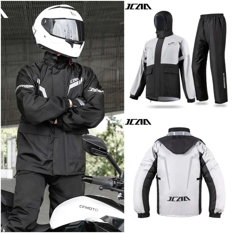 

Urban City Commuter Cycling Waterproof Motorcycle Jacket & Pants Breathable Motocross Riding Racing Raincoat
