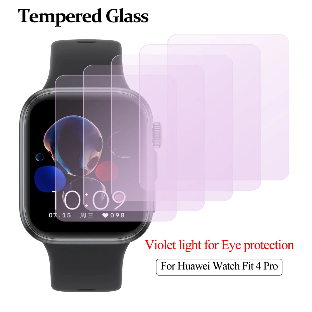 1-5 шт. Защитная пленка из закаленного стекла для Huawei Watch Fit 4 Pro, защитная пленка для экрана Huawei Watch Fit4 Pro, аксессуары