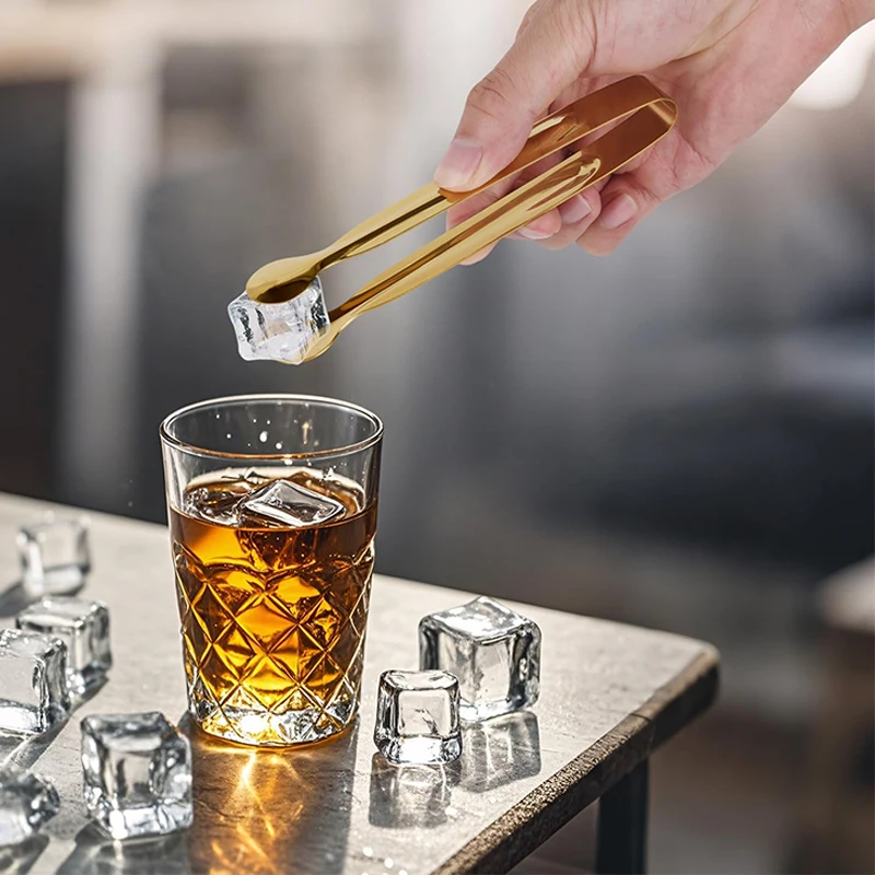1-4pc Stainless Steel Ice Sugar Tongs Food Clips Coffee Cubes BBQ Meat Tong Bread Food Clamp Restaurants Home Mini Kitchen Tool view 4