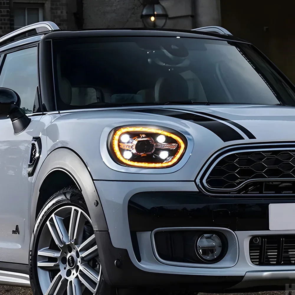 

Crystals Design Auto LED Auto Headlight Assembly for 2017-2020 Mini Countryman F60 Projector Lens Plug and Play Lamp Accessories