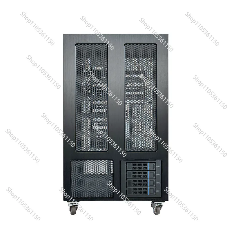Ws04a4 card 4090 5090 deep learning computing rendering water-cooled gpu server tower workstation chassis